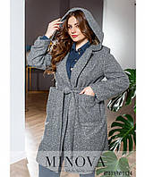 Модное женское пальто, ткань "Кашемир" 50, 52 размер 50