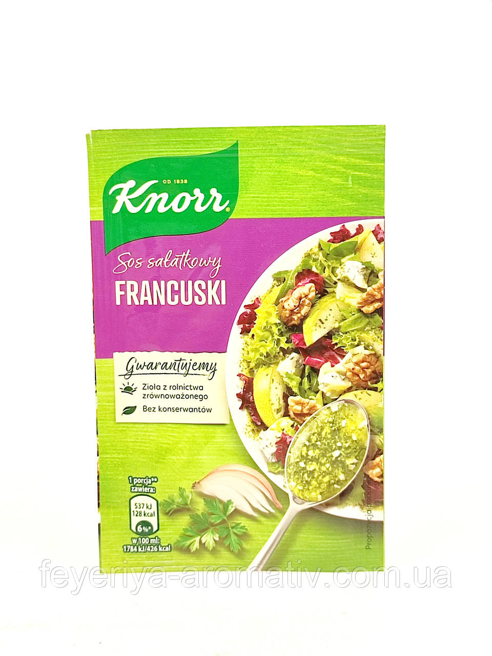 Французька заправка для салату Knorr 8 г Нідерланди