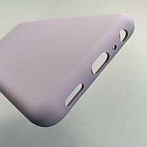 Чохол для Samsung Galaxy A13 4G (A135F) силікон кейс чохол з мікрофіброю на самсунг а13 4г чорничний r4e, фото 5