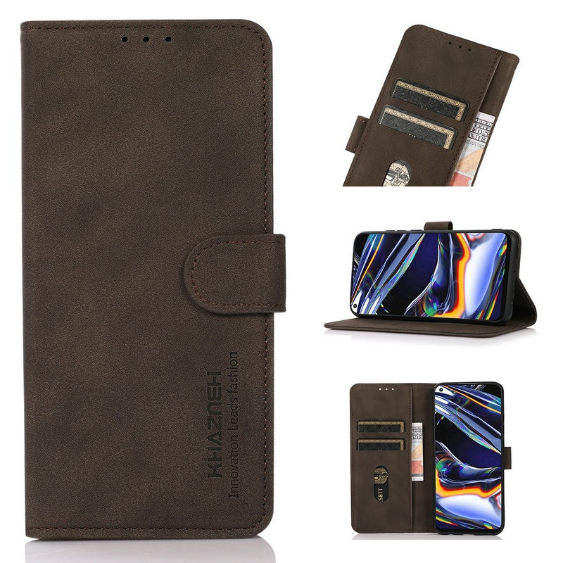 Протиударний чохол книжка для Samsung Galaxy A32 4G SM-A325 brown leather case оригінальна якість