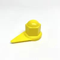 Колпачок пластиковый на гайку 27 Желтый Стрелка