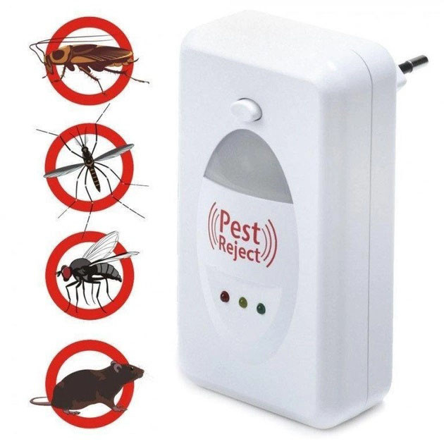 Ультразвуковий захист від тарганів Pest Reject HK02 Відлякувач тарганів DP-207 у розетку