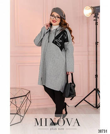 Неймовірний жіночий кардиган Тканина "Кашемір" 62, 66 розмір 62, фото 1