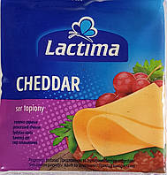 Чеддер слайс Lactima 130 гр