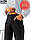 Джинси чорні мом на євро-байці розмірний ряд 25,26,27,28,29,30/6, фото 3