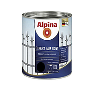 Эмаль Alpina Direkt auf Rost  (Чёрный)