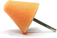 Конусный поролоновый полировочный круг 1шт MaxShine Orange Polishing Pad 3x3 см. оранжевый