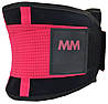 Пояс компресійний MadMax MFA-277 Slimming belt Black/rubine red S, фото 4