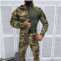 Тактичний бойовий костюм 3 в 1, форма зсу нового зразка літня, армійська форма піксельна, штурмовий костюм