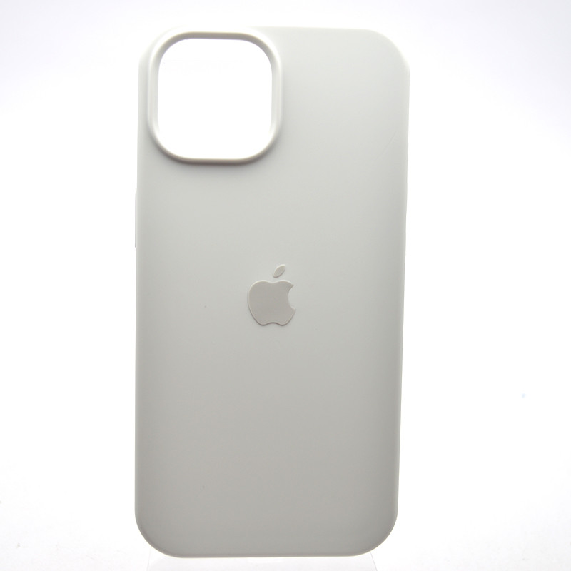 Чохол накладка Silicon Case Full Cover для iPhone 15 White, фото 1