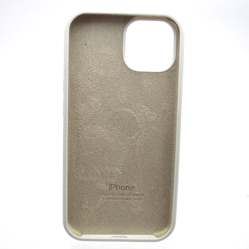 Чохол накладка Silicon Case Full Cover для iPhone 15 White, фото 2