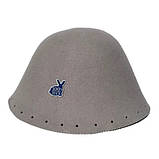 Подарунковий набір для лазні та сауни Premium класу хуст світло - сірий ( Husst ), фото 4