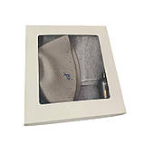 Подарунковий набір для лазні та сауни Premium класу хуст світло - сірий ( Husst ), фото 2