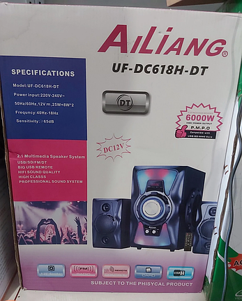 Бездротова акустична система Ailiang UF-DC618H-DT 2.1 Bluetooth, фото 2