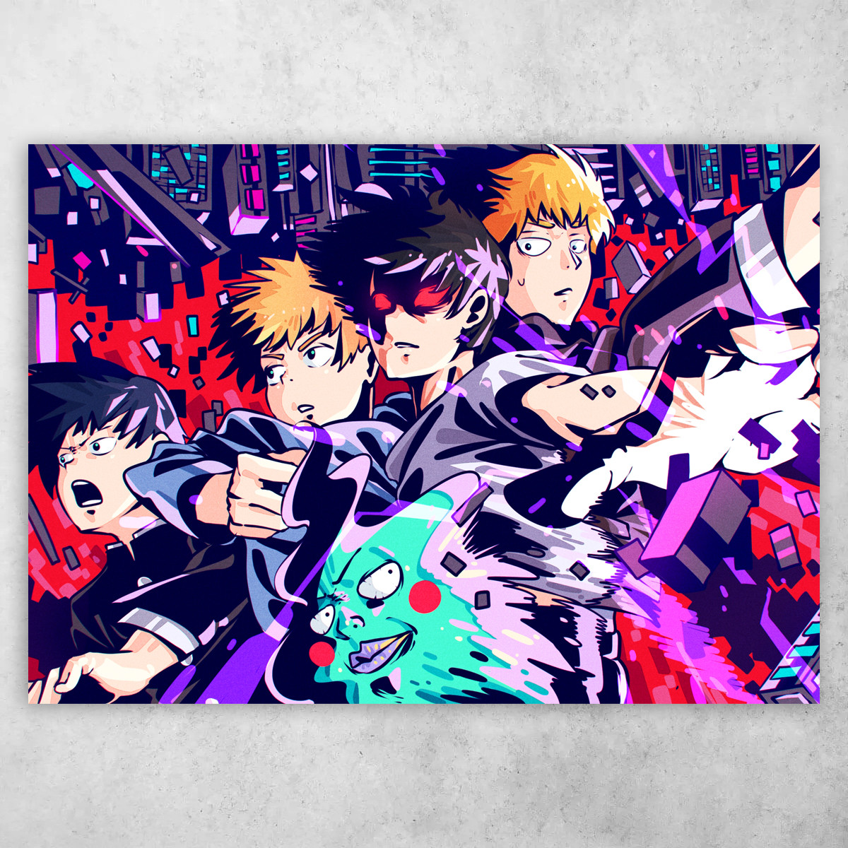 Аніме плакат постер "Моб-Вар'ят 100 / Mob Psycho 100" №18, фото 1