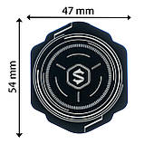 Теплопровідна магнітна пластина металевий стікер Black Shark BMC01 магнітного охолодження телефону, фото 3