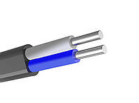 Кабель алюминиевый Укркабель АВВГ-П 2х2,5 мм² черный плоский