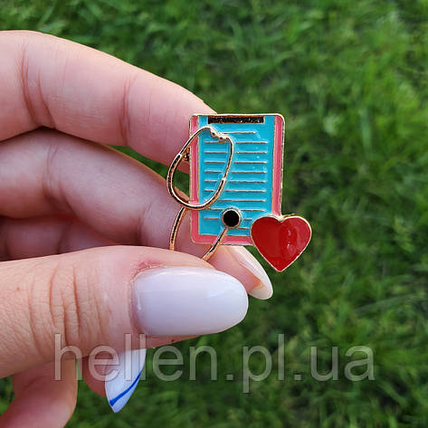 Брошка на медичну тематику "Лист призначень", фото 1