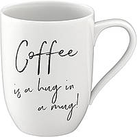 Кружка 340 мл "Coffee is a hug in a mug", белая Statement Villeroy & Boch (1016219660)
