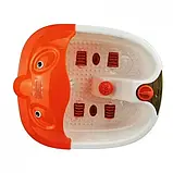 Компактна гідромасажна ванна для ніг, масажер для ступень з ефектом джакузі Footbath Massager SQ-368, фото 6