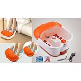 Компактна гідромасажна ванна для ніг, масажер для ступень з ефектом джакузі Footbath Massager SQ-368, фото 8
