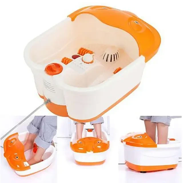 Компактна гідромасажна ванна для ніг, масажер для ступень з ефектом джакузі Footbath Massager SQ-368