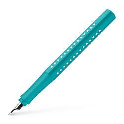 Ручка перова Faber-Castell Sparkle Ocean, колір корпусу бірюзовий, перо М (0,7 мм), 140876