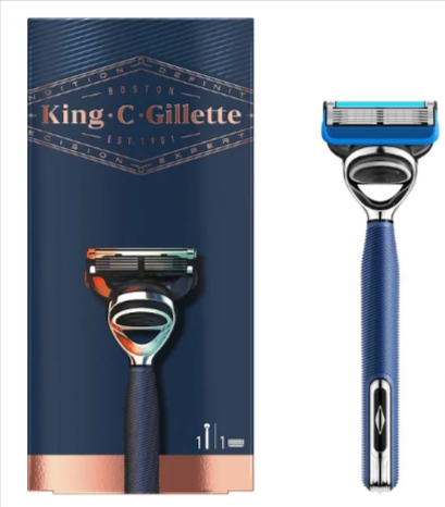 Станок для гоління з 1 картриджем Gillette King C. 02314