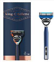 Станок для бритья Gillette King C с 1 картриджем  02314