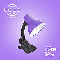 Настольная лампа с прищепкой LOGA LIGHT CL-110 Сирень