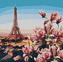 Картина за номерами 50 х 50 см Паризькі магнолії