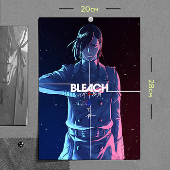 "Урюу Ісіда (Бліч / Bleach)" плакат (постер) розміром А4 (20х28см)