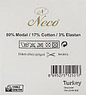 Жіночі ультра-короткі шкарпетки Neco, modal нитка ароматизовані, літні однотонні, розмір 35-38, 6 пар/уп. чорні, фото 3