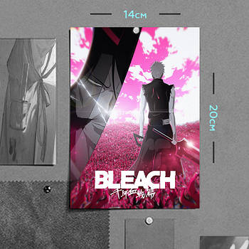 "Ічіго Куросакі (Бліч / Bleach)" плакат (постер) розміром А5 (14х20см)