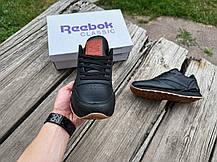 Чоловічі кросівки Reebok Classic Black Brown чорні з коричневим, фото 5