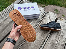 Чоловічі кросівки Reebok Classic Black Brown чорні з коричневим, фото 6