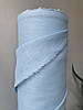 Небесно-блакитна сорочково-платтєва лляна тканина, 100% льон, колір 1305/185, фото 4