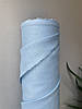 Небесно-блакитна сорочково-платтєва лляна тканина, 100% льон, колір 1305/185, фото 6