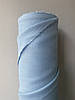 Небесно-блакитна сорочково-платтєва лляна тканина, 100% льон, колір 1305/185, фото 9