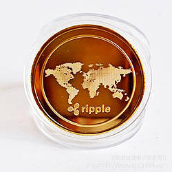 Монета Ripple XRP Криптовалютна пам'ятна монета гол