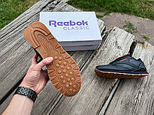 Чоловічі кросівки Reebok Classic Blue Brown сині з коричневим, фото 6