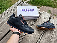 Чоловічі кросівки Reebok Classic Blue Brown сині з коричневим, фото 4