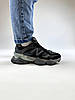 Чоловічі кросівки New Balance 9060 grey взуття Нью Баланс замша чорно сірі весна осінь замш рефлектив, фото 7