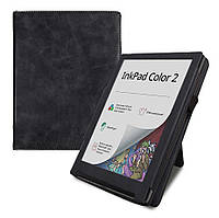 Чехол для PocketBook InkPad Color 2/3 черный - обложка для Покетбук 743С (PB743C)