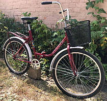 Складаний 24 Комета Салют Україна (2025) міський велосипед всевіковий Smart