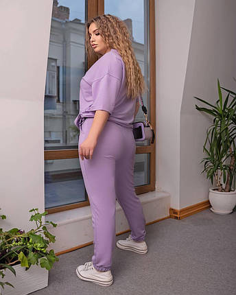 Неймовірний жіночий костюм, тканина "Трикотаж" 62, 64 розмір 62, фото 2