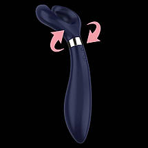 T360089 багатофункціональний вібратор SATISFYER ENDLESS DARK BLUE, фото 4