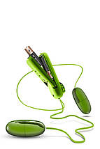T330763 подвійне віброяйце B yours DOUBLE POP EGGS LIME, Зелений, фото 5
