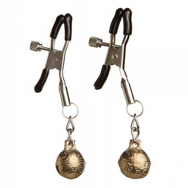 F61314 Затискачі на соски з дзвіночком Loveshop Gold Bell