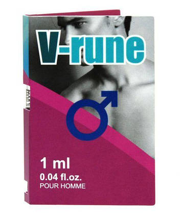 Духи з феромонами чоловічі V-RUNE MALE PHERO ATTRACTANT 1ml, фото 2